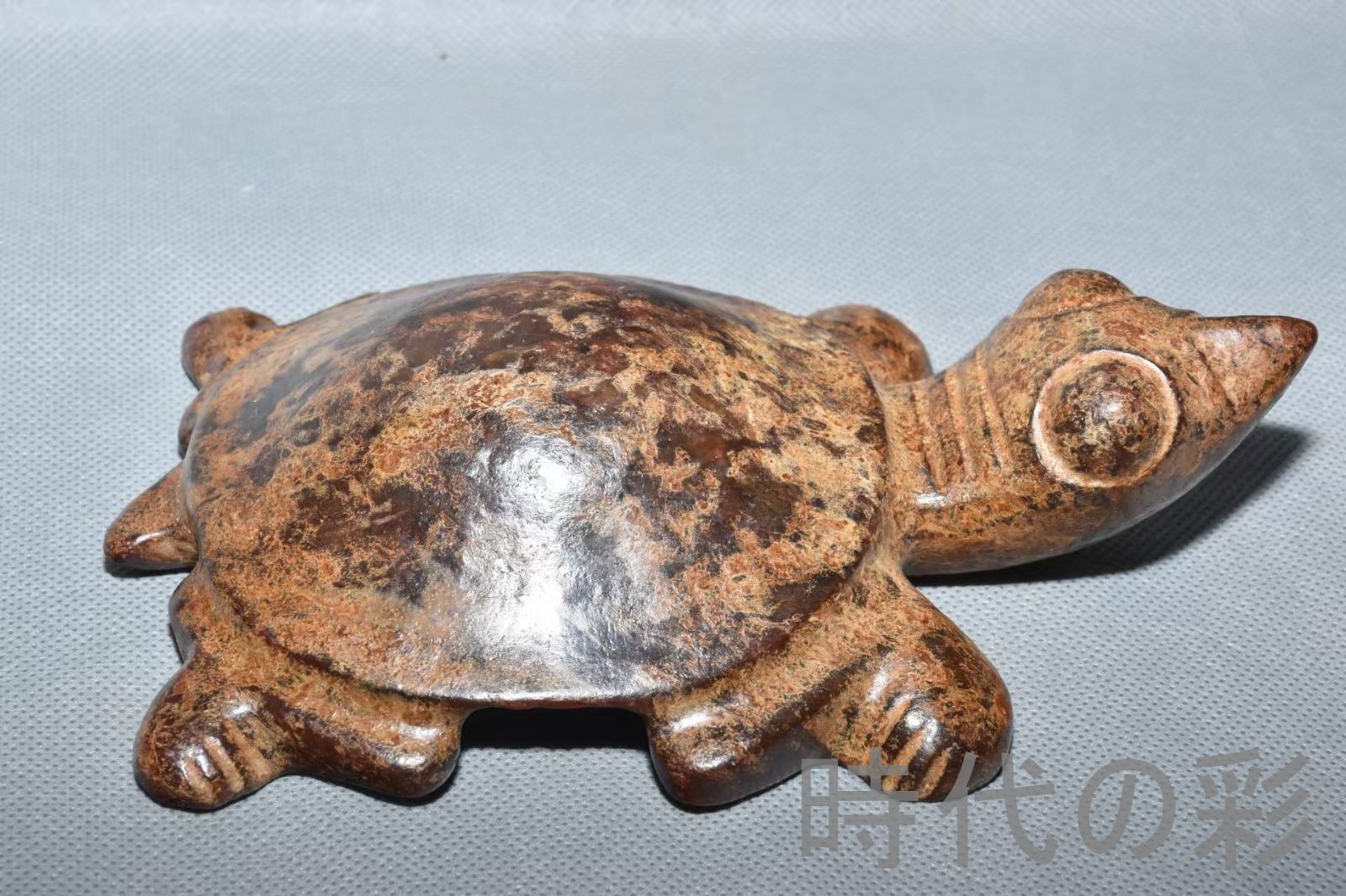 【中国古美術 】紅山文化 大型古玉璧 旧蔵 置物 巻珠戦漢古玉 （玉蝉）收藏品 中国古美術 】紅山文化 大型古玉璧 旧蔵 置物 巻珠戦漢