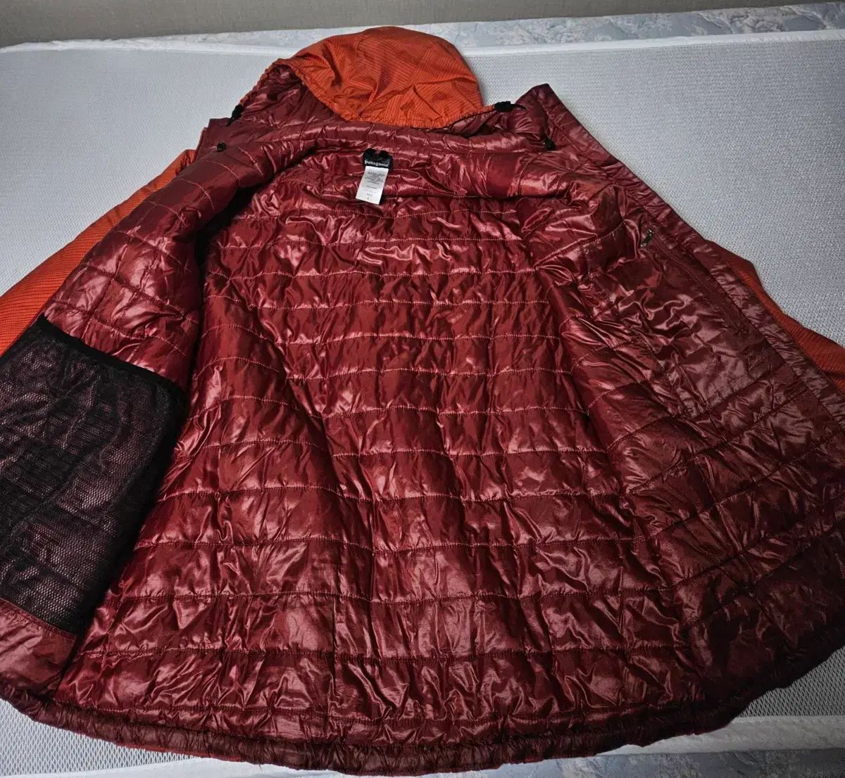  パタゴニア マイクロ マイクロファー パフジャケット オレンジ L ダウン 軽量ダウン その他 アウター