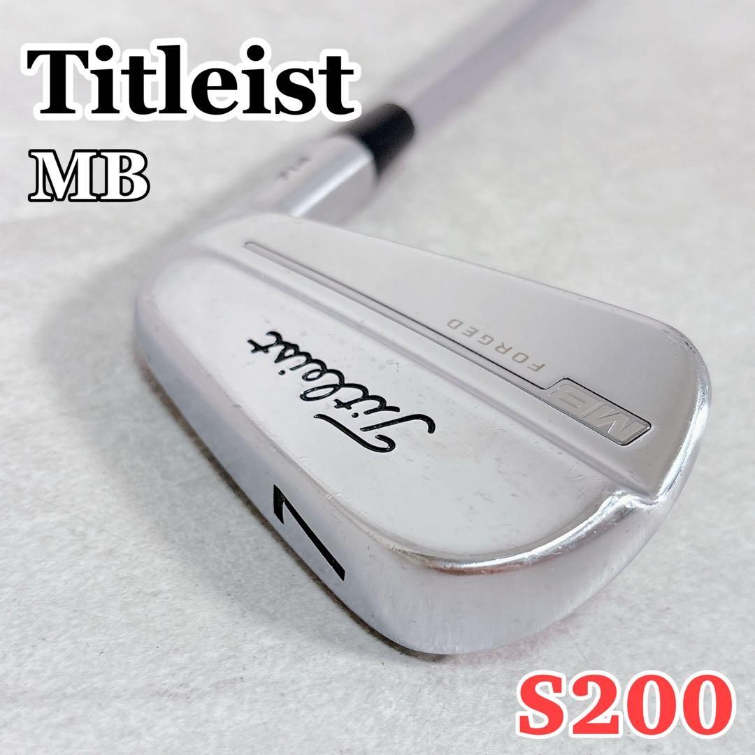 T006 タイトリスト MB 714 フォージド 7番 アイアン S200 - メルカリ