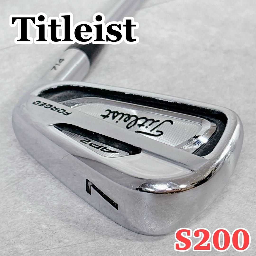 V989 タイトリスト AP2 714 7番 アイアン 単品 S200 軟鉄鍛造 - メルカリ