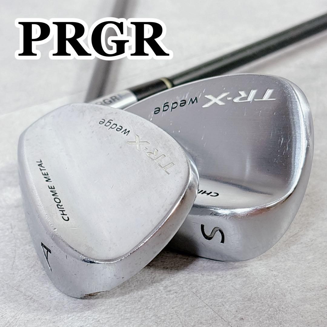 V982 PRGR プロギア TR-X ウェッジ 2本 A・S クロームメタル - メルカリ