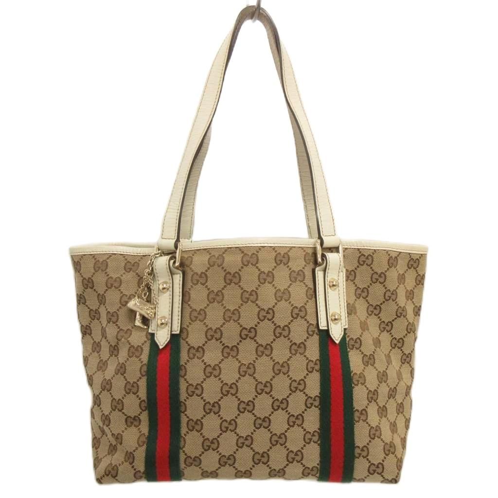 グッチ GUCCI トートバッグ シェリーライン GGキャンバス 137396