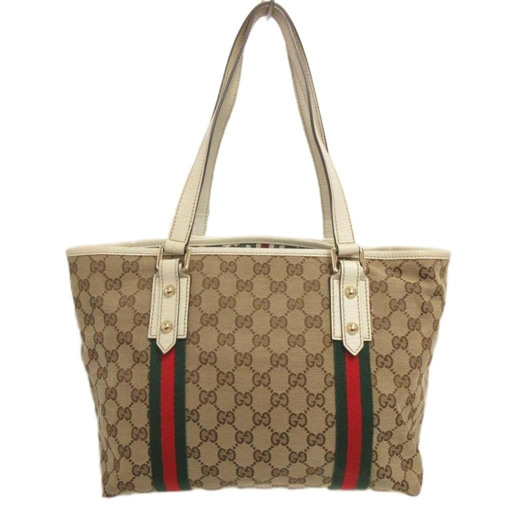 グッチ GUCCI トートバッグ シェリーライン GGキャンバス 137396