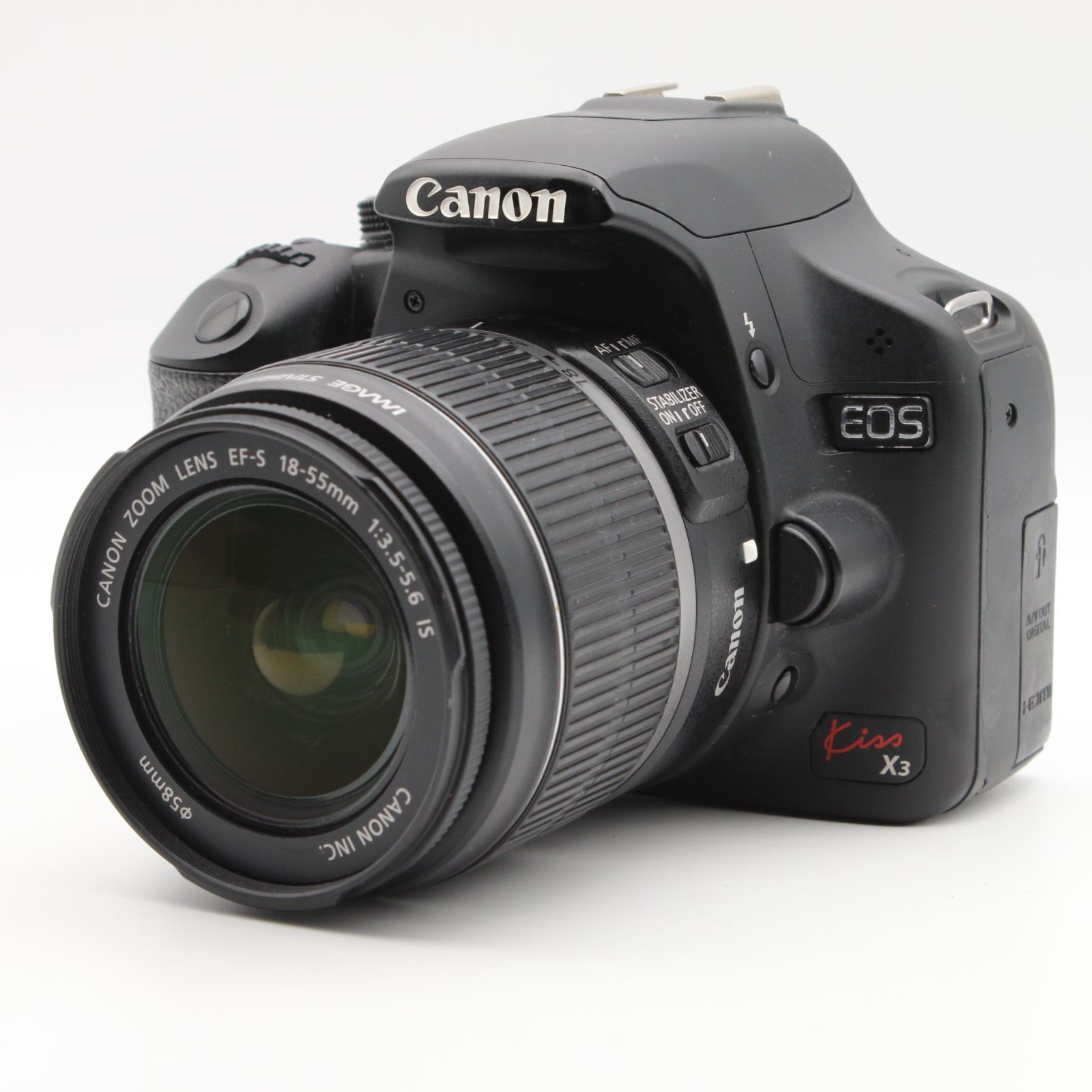 美品】 Canon EOS Kiss X3 レンズキット EF-S 18-55mm F3.5-5.6 IS