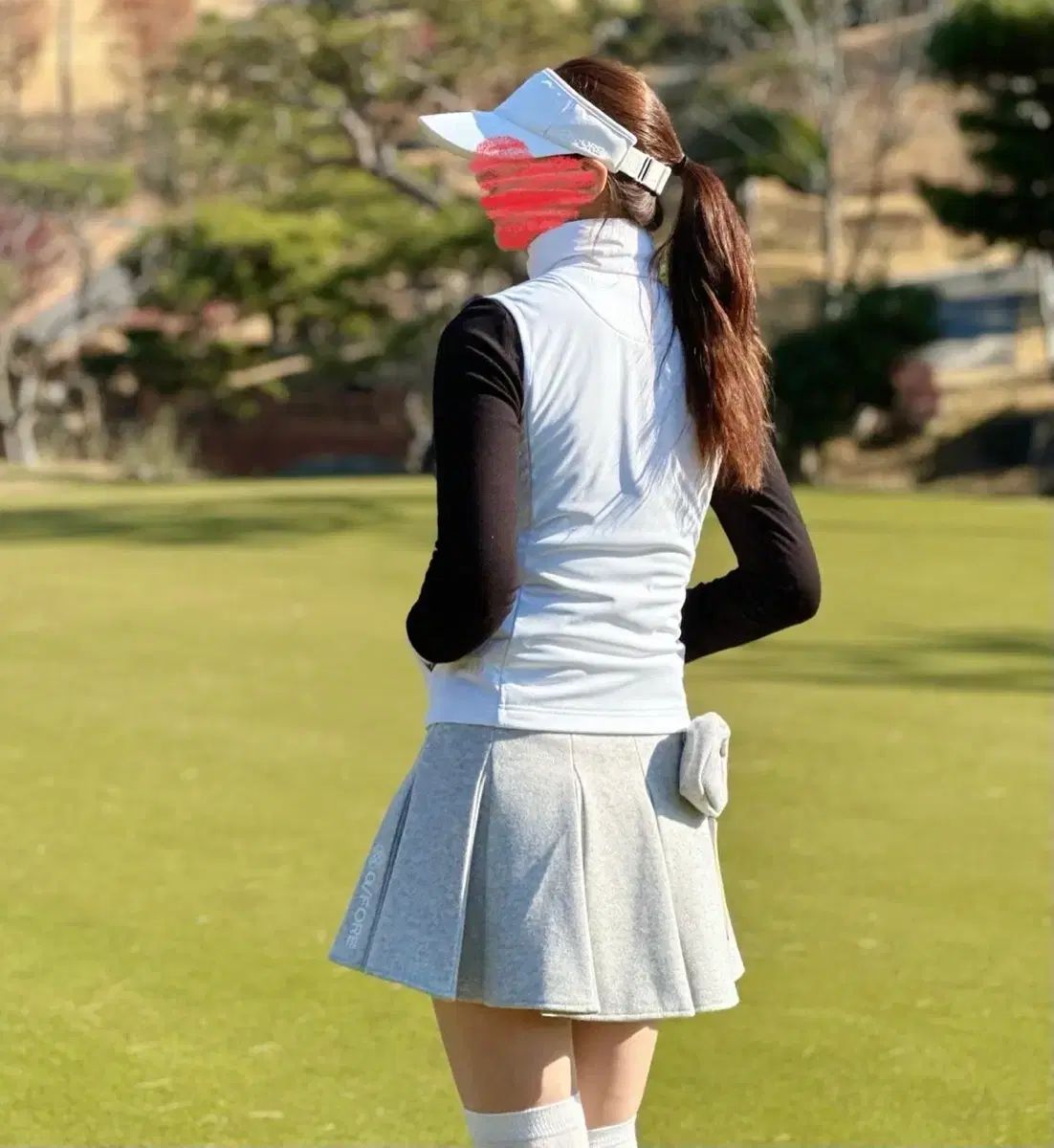 白L】G/FORE ジーフォア ゴルフ レディース ダウンベスト G/FORE ジー