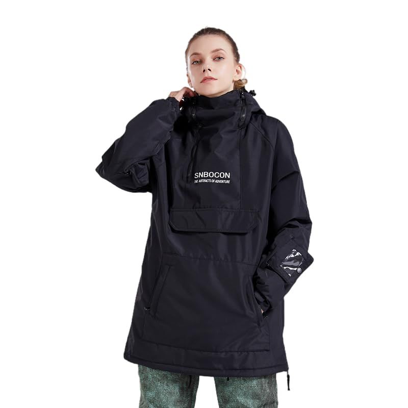 Bluemagic スノーウェア レーディス ジャケット プルーオーバー ニューモデル スノーボードウェア 耐水圧10 000 mm 透湿防水 防寒 スキーウェア 男女兼用 保温性 雪遊び 98 c 56 b 2