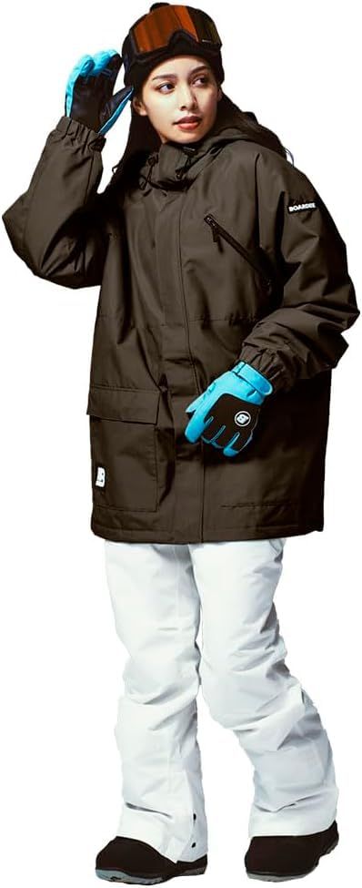 ＢＯＡＲＤＥＥ ゆうちゃみ スノボウェア レディース 上下セット スノーボードウェア OT 42 W×OB 41 W ボーディー スキーウェア 9100 c 1 e 4