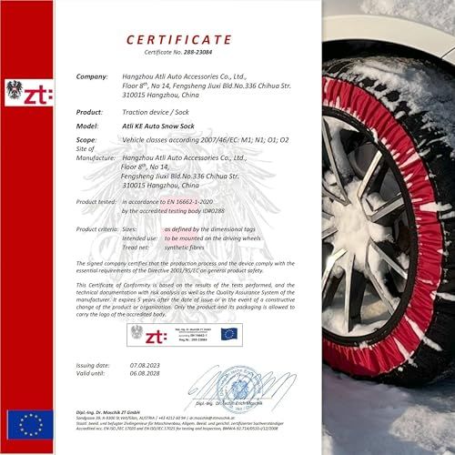  JASIDA スノーソックス 布製タイヤチェーン 非金属 スノーチェーン 軽自動車 チェーン規制適合 冬雪 雪道 凍結 タイヤ 滑り止め KE 74適応タイヤ 235|75 R 15 235|70 16 235|60 18 225|55 dfc 4056 b その他 キッチン 食器