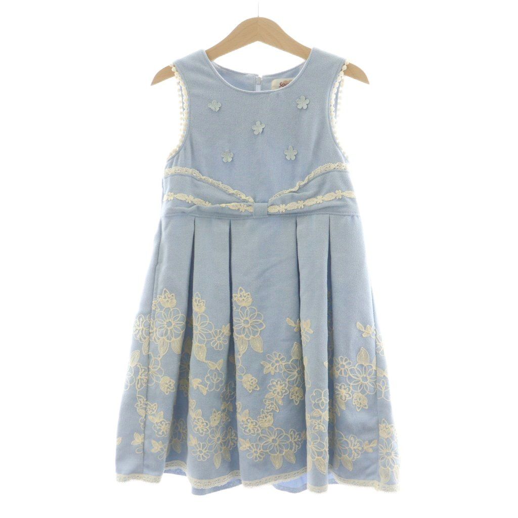 スーリー Souris ワンピース 2点セット ノースリーブ 半袖 レース