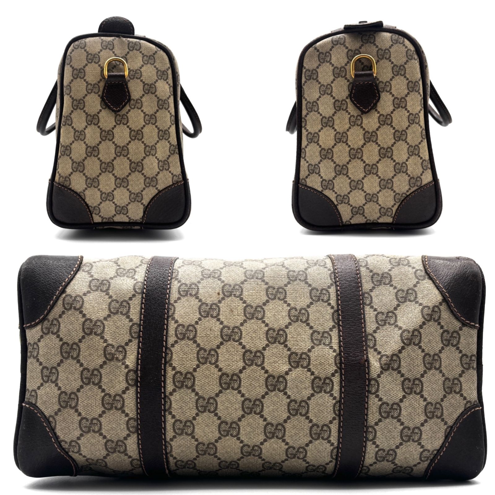 正規品 GUCCI グッチ ミニボストンバッグ ハンドバッグGG スプリーム