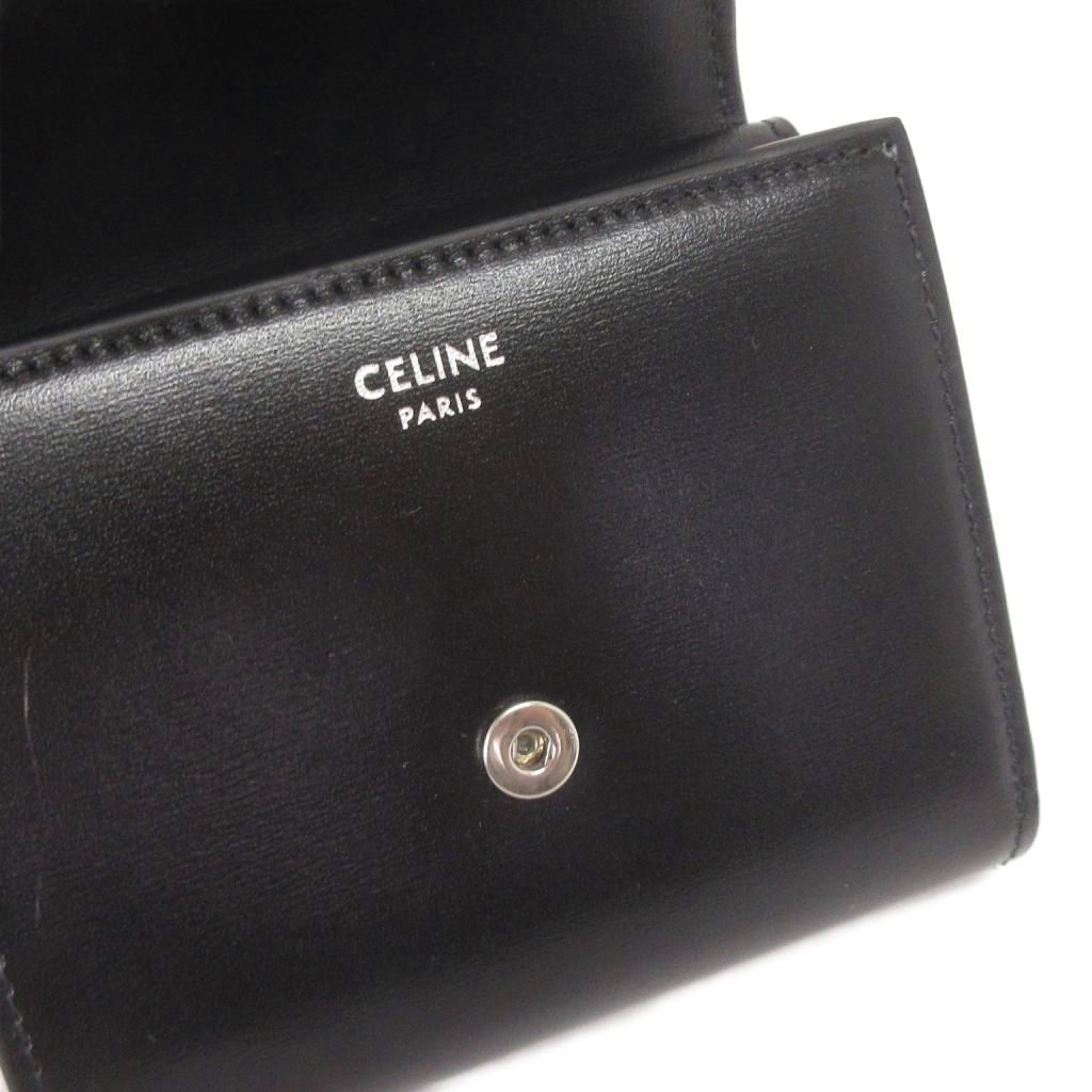 セリーヌ CELINE 美品 スモール フラップ ウォレット トリオンフ 財布