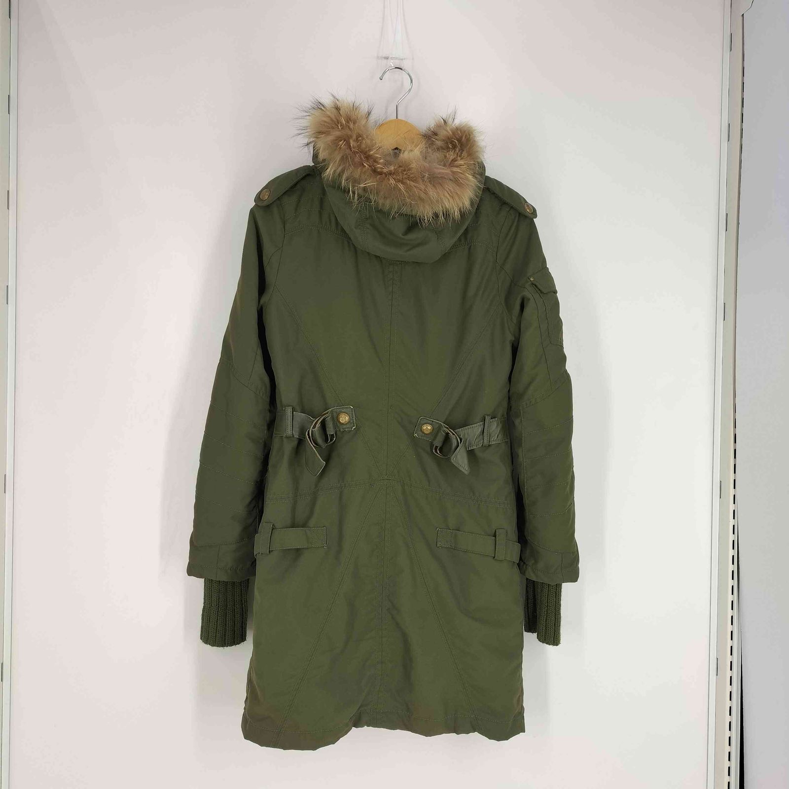 スライ SLY ラクーンファー ライナー付き モッズコート レディース JPN