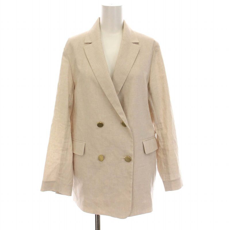 ノーブル NOBLE 20SS 麻ストレッチダブルブレストジャケット