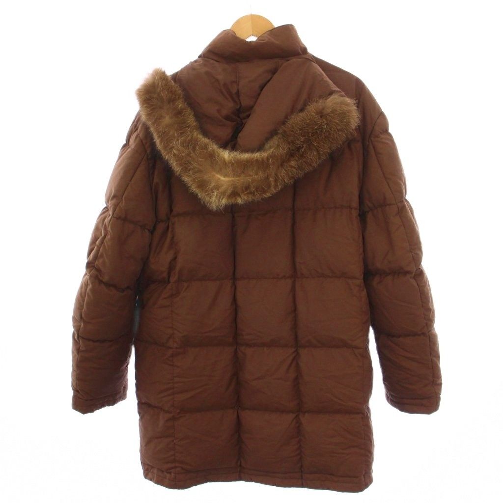 アイグナー AIGNER ダウンコート ロング フード ジップアップ ファー