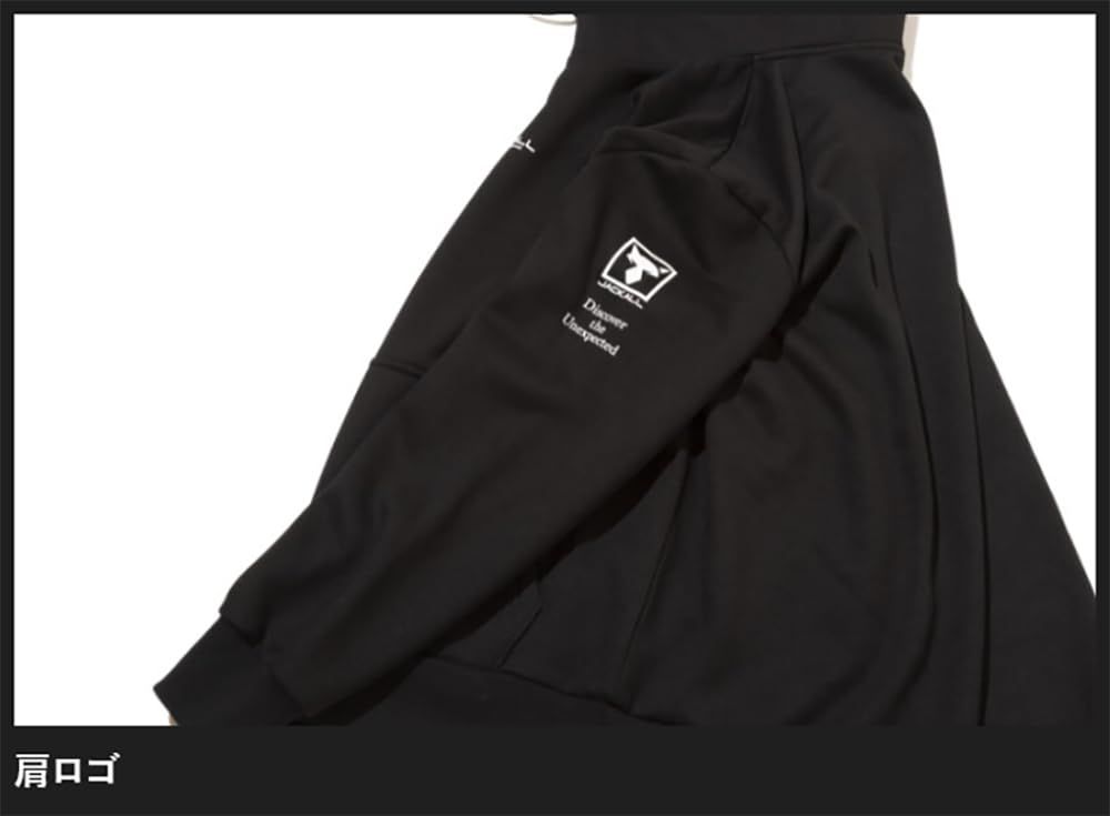  ジャッカル JACKALL プルオーバーフーディ PULL OVER HOODIE ブラック Lサイズ HU A 001 その他 釣り仕掛け 仕掛け用品