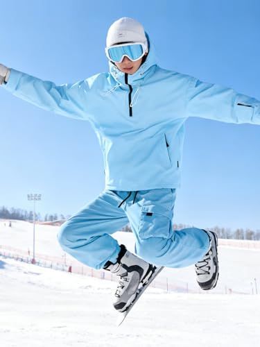 AiMike スキーウェア スノーボードウェア セットアップ 上下2点セット メンズ レディース 男女兼用 ユニセックス 大人サイズ S?5 XL 1976 b 21 f