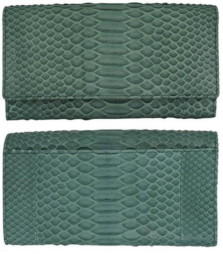 ブリスレザー 風水金運上昇 ダイヤモンドパイソン 長財布 かぶせ カード入れ多いれ ボックス付き 安心の30日品質 e 8 ee 3 57