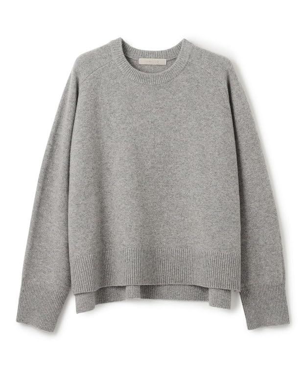 UNFILO 洗える カシミヤブレンド クルーネックニット 9769 c 6 ab