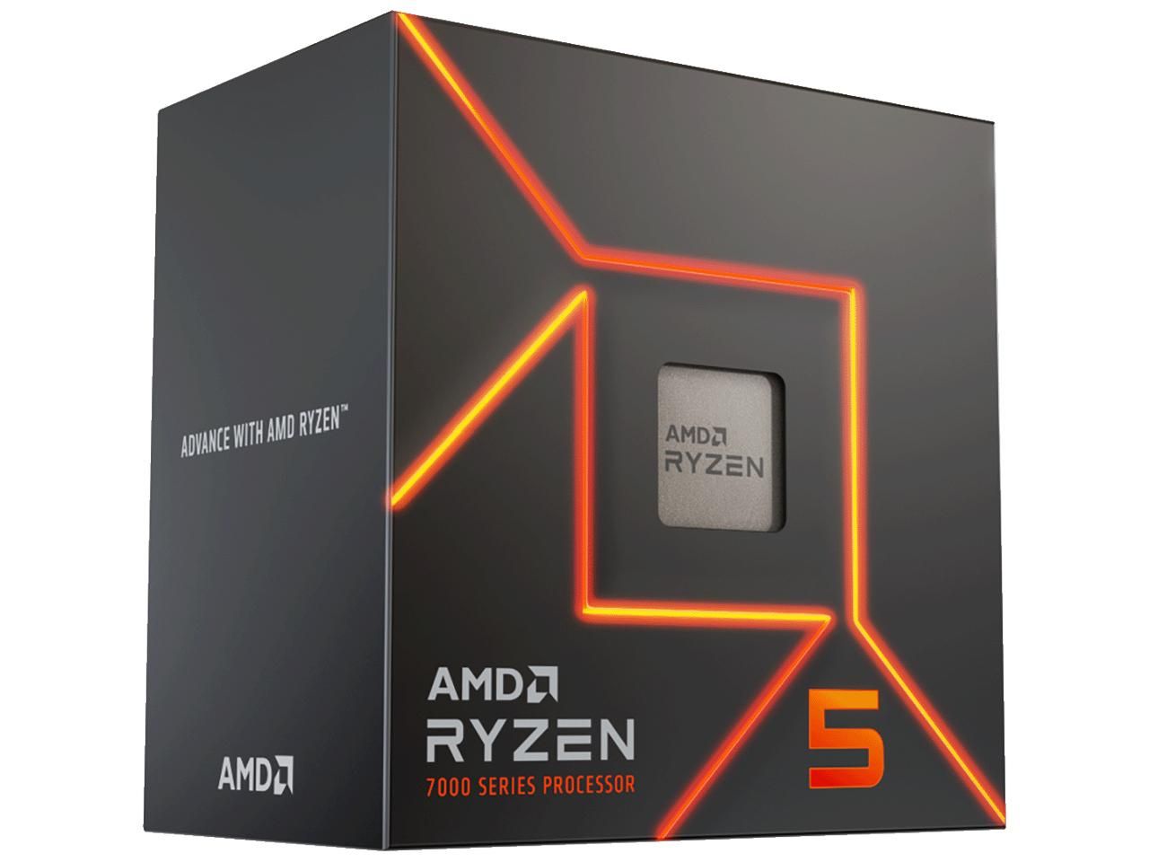 Ryzen 5 7500 F w Stealth Fan AMD-100-