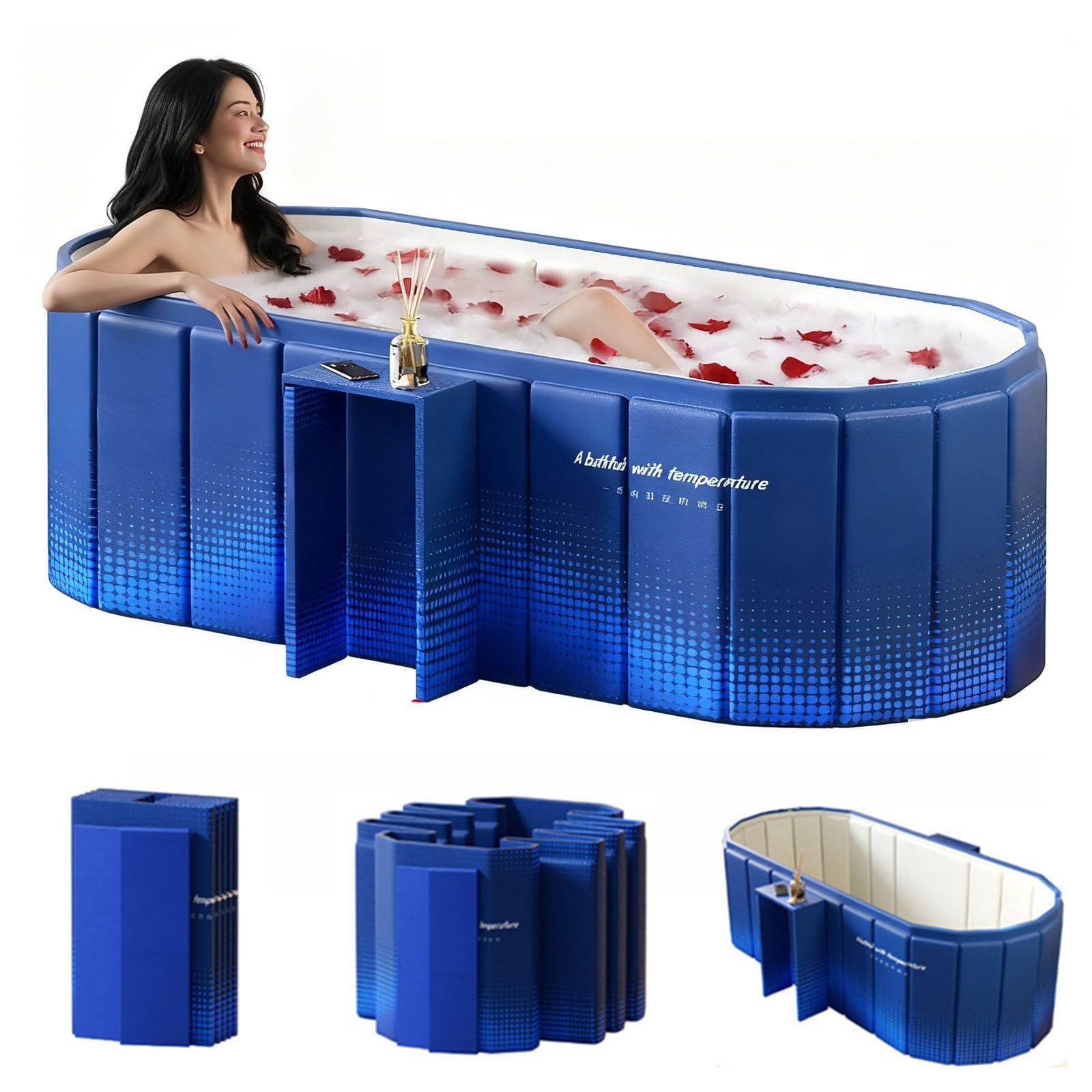 新品 折りたたみ浴槽 ポータブルバスタブ ポータブル浴槽 折り畳み浴槽