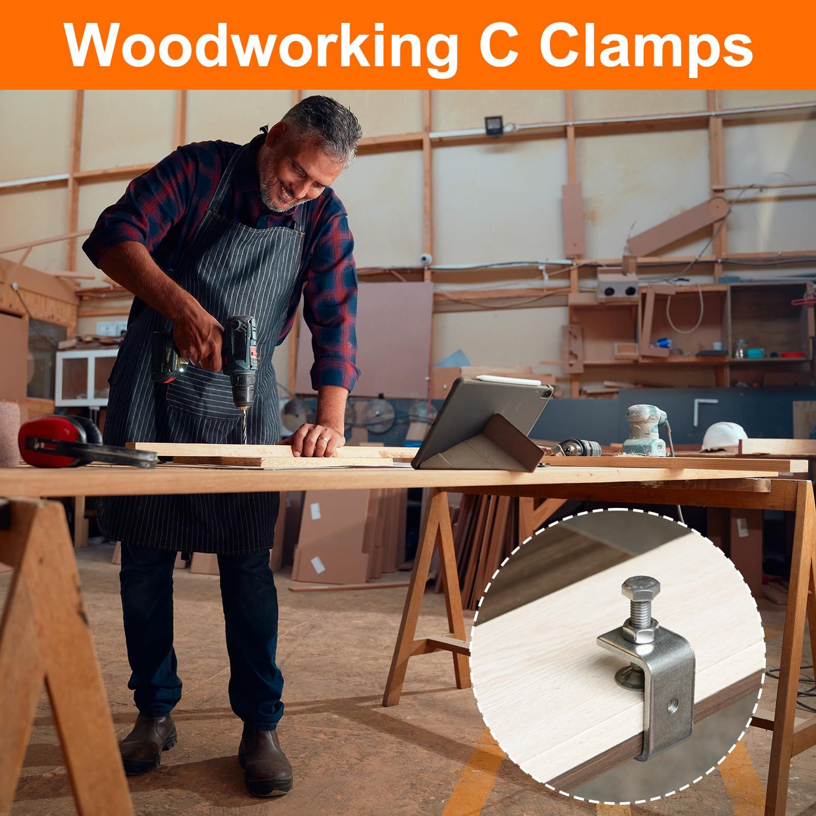 ステンレス製Cクランプ 1.65