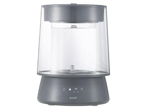 QUADS ガラススチーム加湿器 グラス グレー QS 549 GY