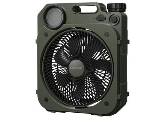 Comfort 充電式薄型送風扇 Air Force Fan モスグリーン AF 8-17 G