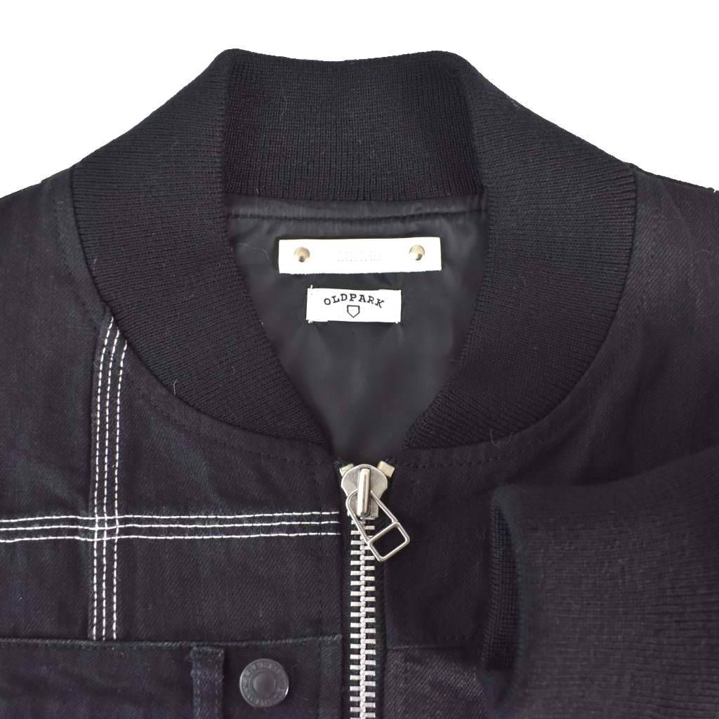 MINEDENIM OLDPARK リメイクデニムMA-1ジャケット 日本製 黒 MINEDENIM OLDPARK リメイクデニムMA-1ジャケット 日本製 黒 - メルカリ