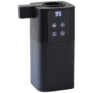 YAMAZEN ZPK-2 L-B 次世代電気ポット 0.5秒でお湯が沸く 11段階温度設定 2 Lペットボトル対応 ブラック L