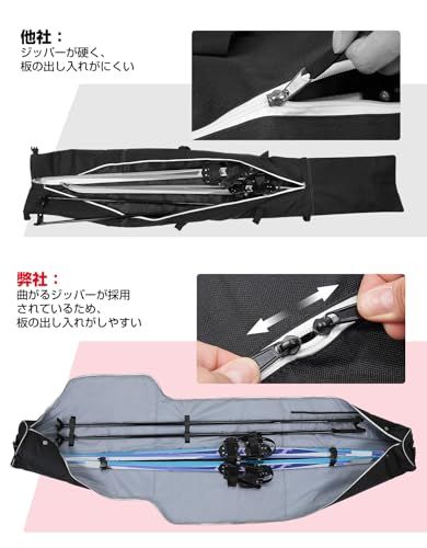 スキーケース スキーバッグ ブーツバッグ スキーブーツケース スノーボード スキー用リュック 大型 スキーヘルメット バッグ 大容量 オールインワン スキー板 ケース 360 a 17 b 6