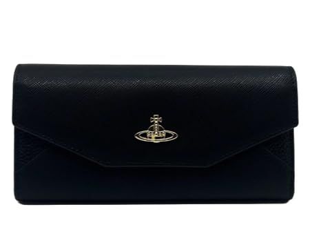 wacoco ラウンドファスナー レディース 長財布 樹脂 財布 ヴィクトリア小銭入れ カード入れ 札入れ サフィアーノ ブラック 並行輸入品 599 eac 02