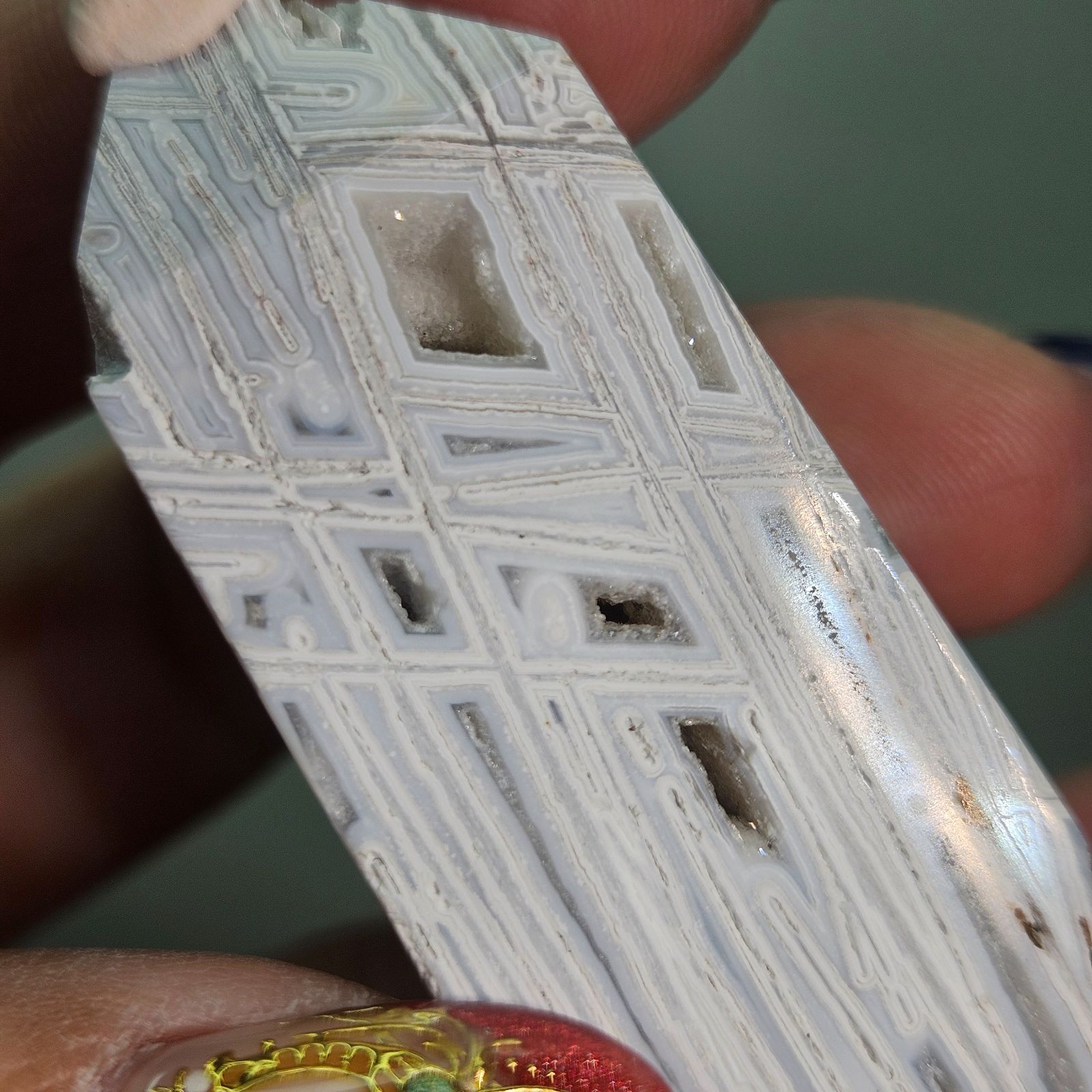 メキシカンホワイトクレイジーレースアゲート✨ポイント✨タワー