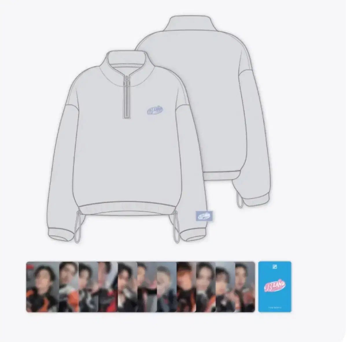 ドビランド ハーフ ジップアップ ヒョンジェ HYUNJAE トレカ 含む THE BOYZ ザ ボーイズ ドボイズ