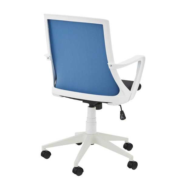  オフィスチェア 回転式 昇降機能 ロッキング機能 W58 D60 H91 99 SH45 53cm No 11 ホワイト PCチェア オフィスチェア ワークチェア 椅子 チェア