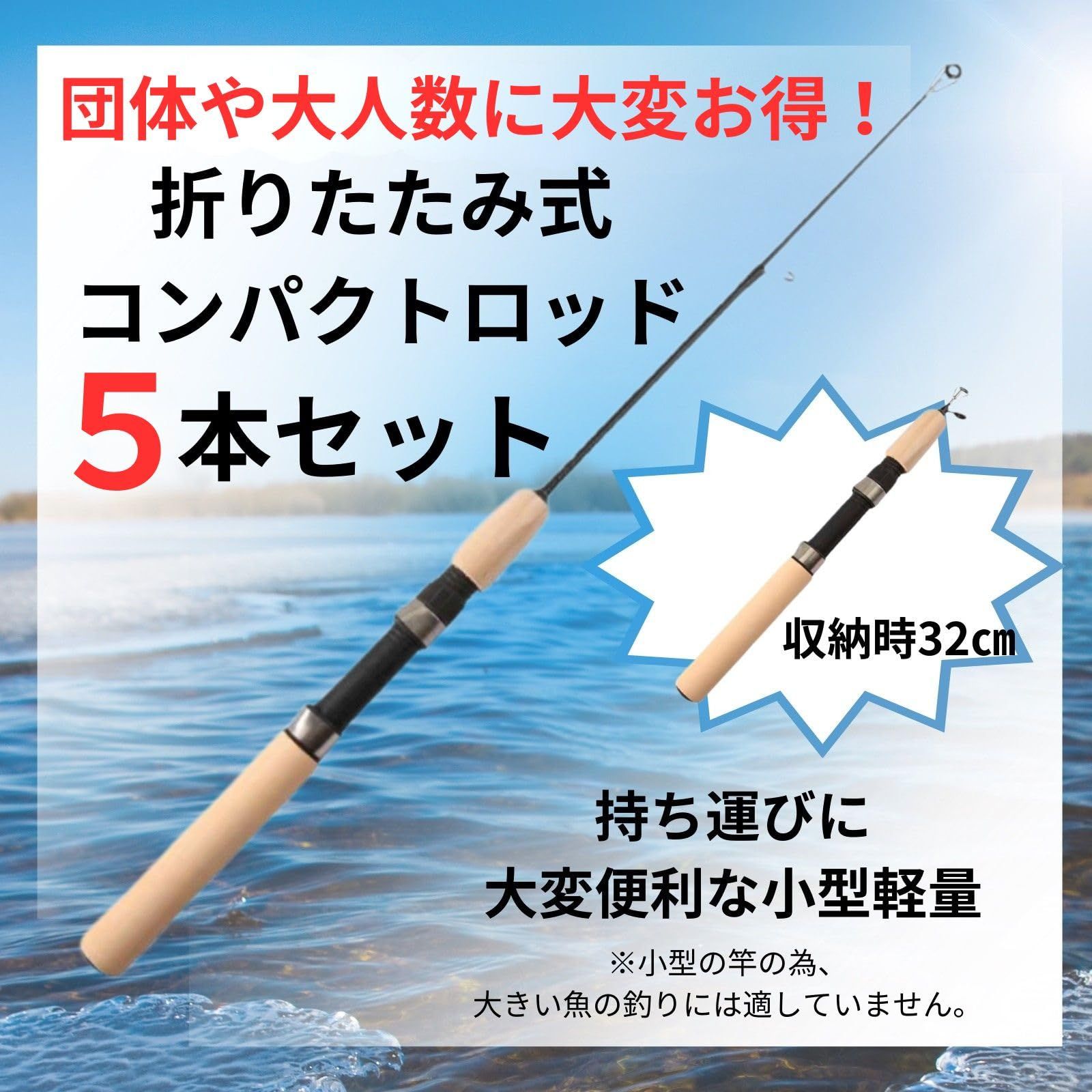 釣竿 5本セット 【公式通販】