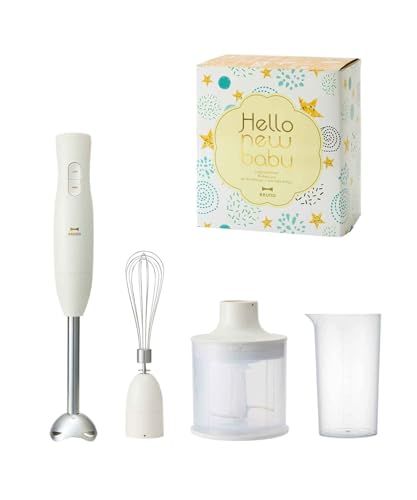 BRUNO ブルーノ マルチスティックブレンダー ハンドブレンダー ブレンダー ミキサー 1台5役 混ぜる つぶす 刻む 砕く 泡立てる 離乳食 出産祝い アイボリー 白 BOE140-IV 1705447 2ae7f18f