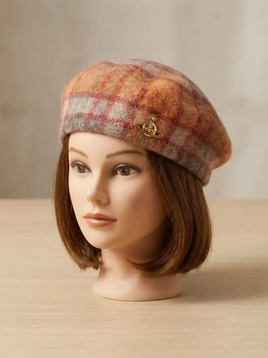 Vivienne Westwood ヴィヴィアン・ウエストウッド チェック ベレー帽