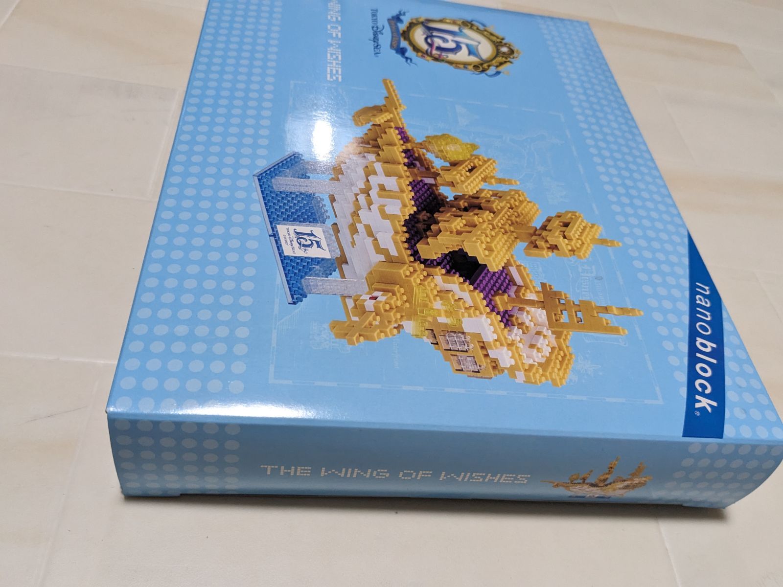 東京ディズニーシー15周年記念限定のナノブロックTHE WING OF WISHES未