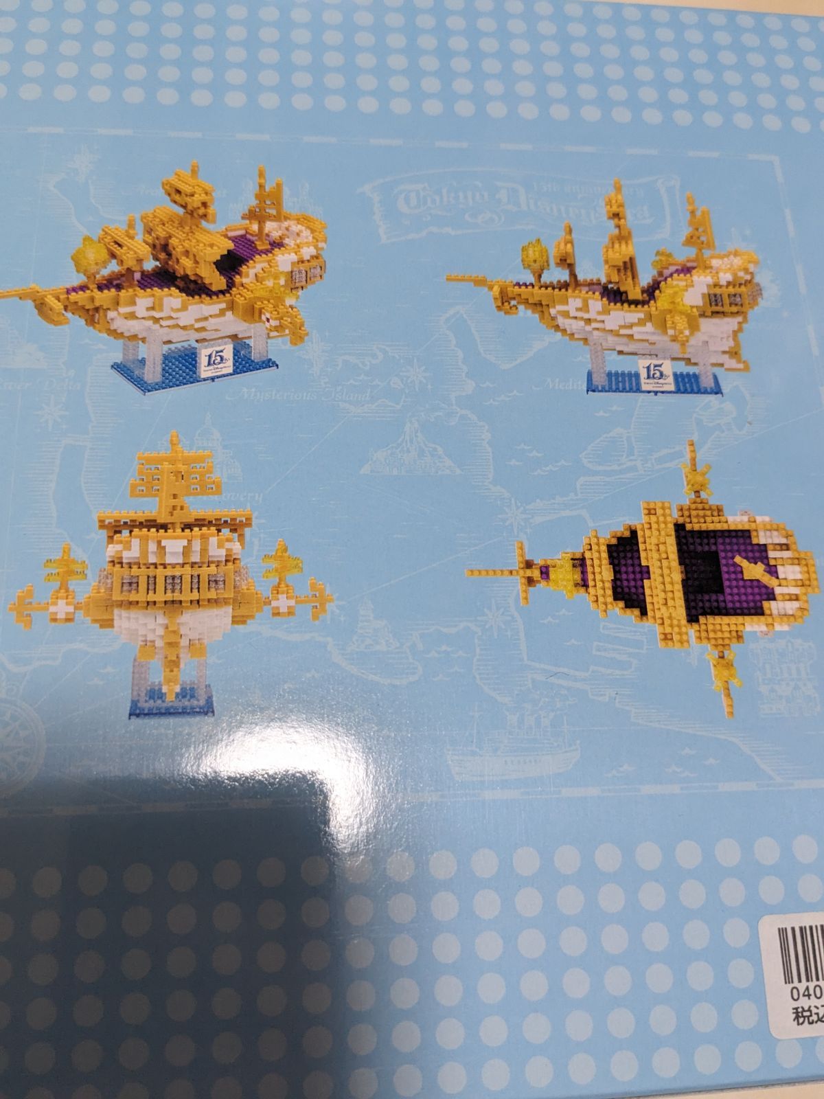 東京ディズニーシー15周年記念限定のナノブロックTHE WING OF WISHES未