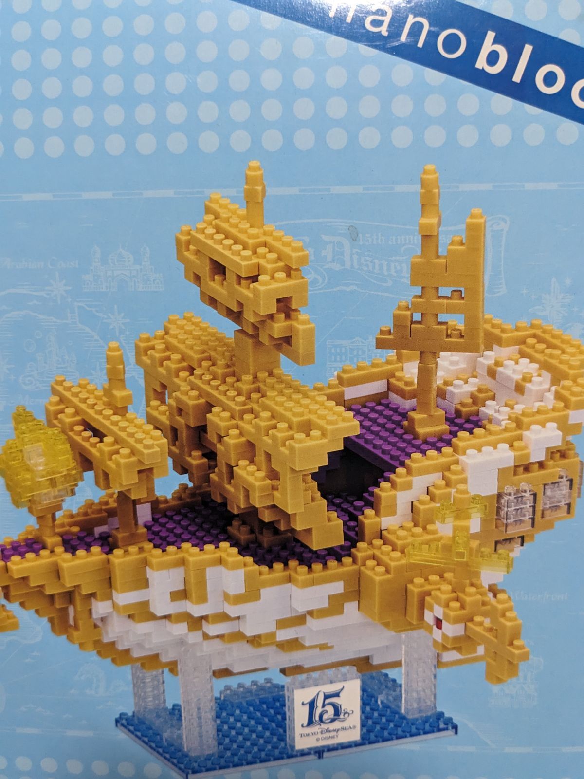 東京ディズニーシー15周年記念限定のナノブロックTHE WING OF WISHES未