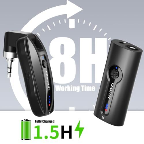 新品】ワイヤレスマイク KIMAFUN2.4Gワイヤレスヘッドセットおよびラ