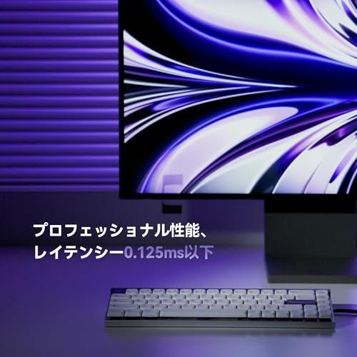  有線キーボード US英語配列 ホール効果磁気スイッチ ロープロファイル ゲーミングキーボード 65% コンパクト ラピッドトリガー ホットスワップ RGB スナップタップ - 調整 なアクチュエーション オンライン HIVE カ e 29 3051 その他 キッチン 食器