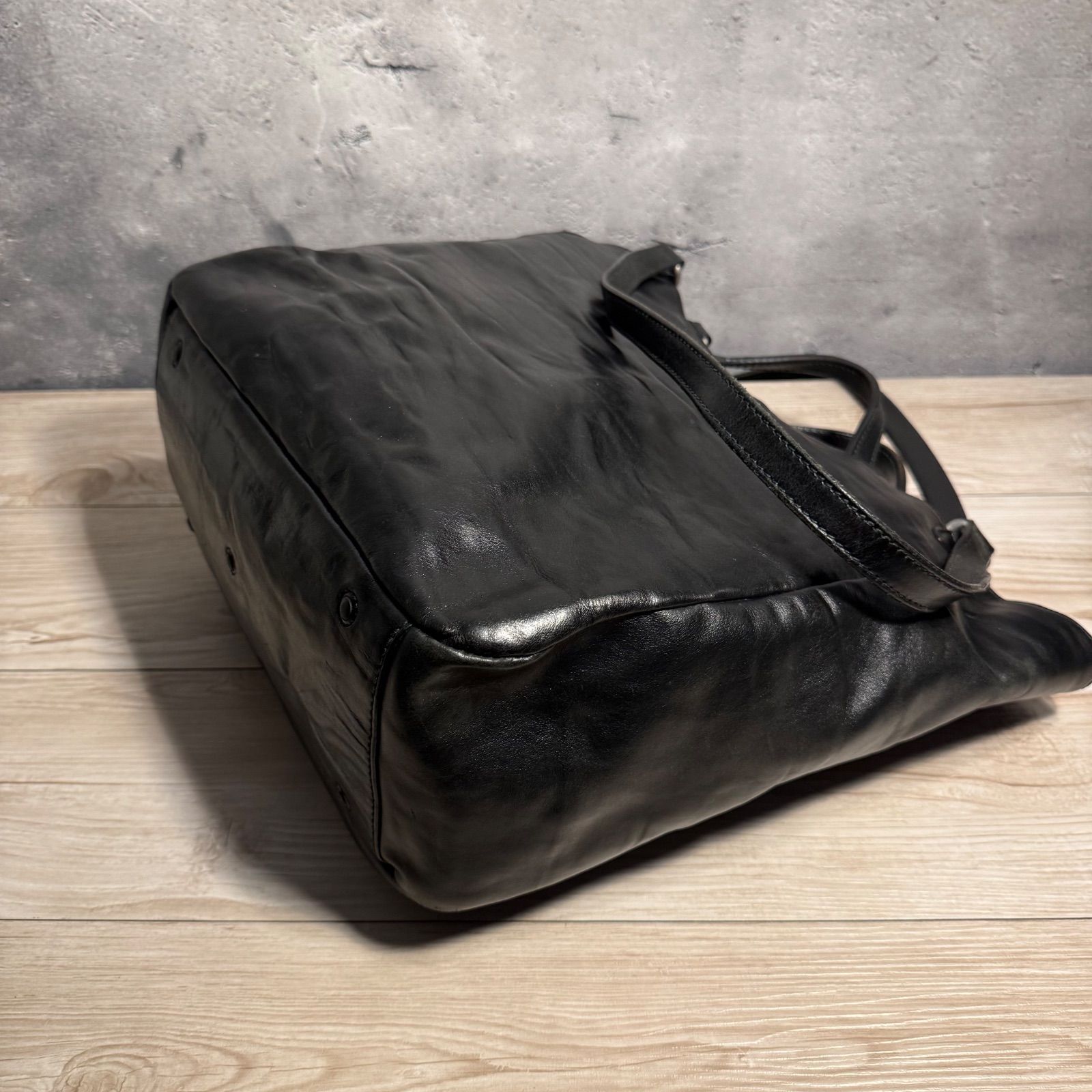 Daniel&Bob チェルカトーレ レザートートバッグ ブラック 本革 大容量