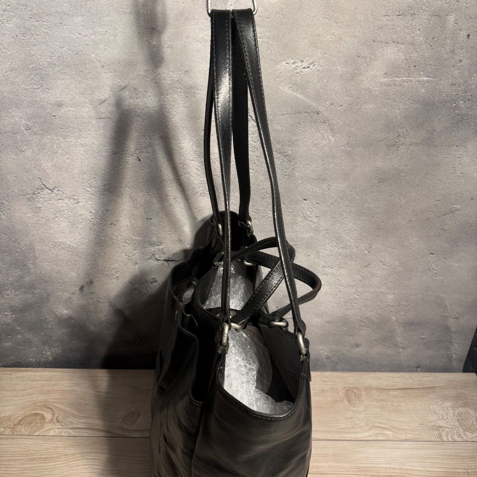 Daniel&Bob チェルカトーレ レザートートバッグ ブラック 本革 大容量