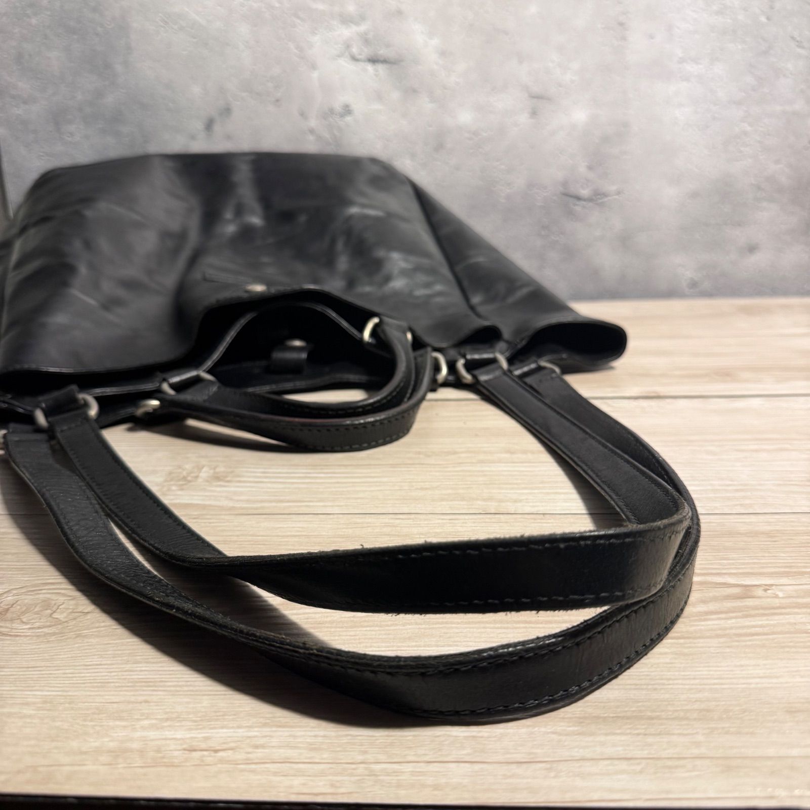 Daniel&Bob チェルカトーレ レザートートバッグ ブラック 本革 大容量