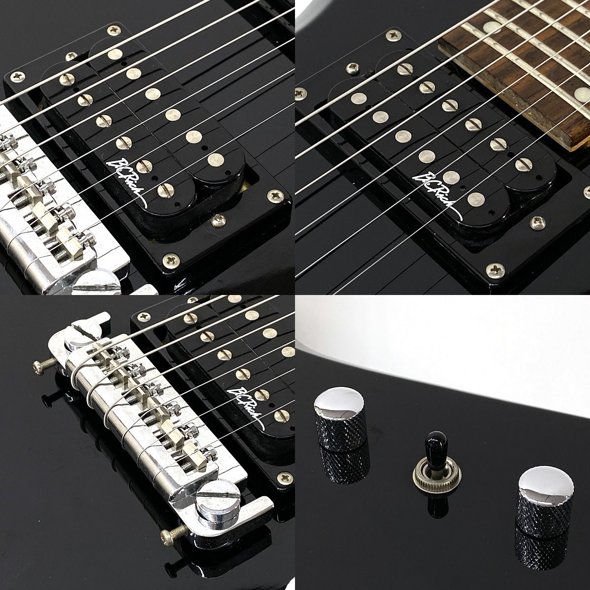 WARLOCKタイプ　エレキギター　ブラック B.C.Rich ビーシーリッチ Warlock ブラック 変形タイプ エレキギター