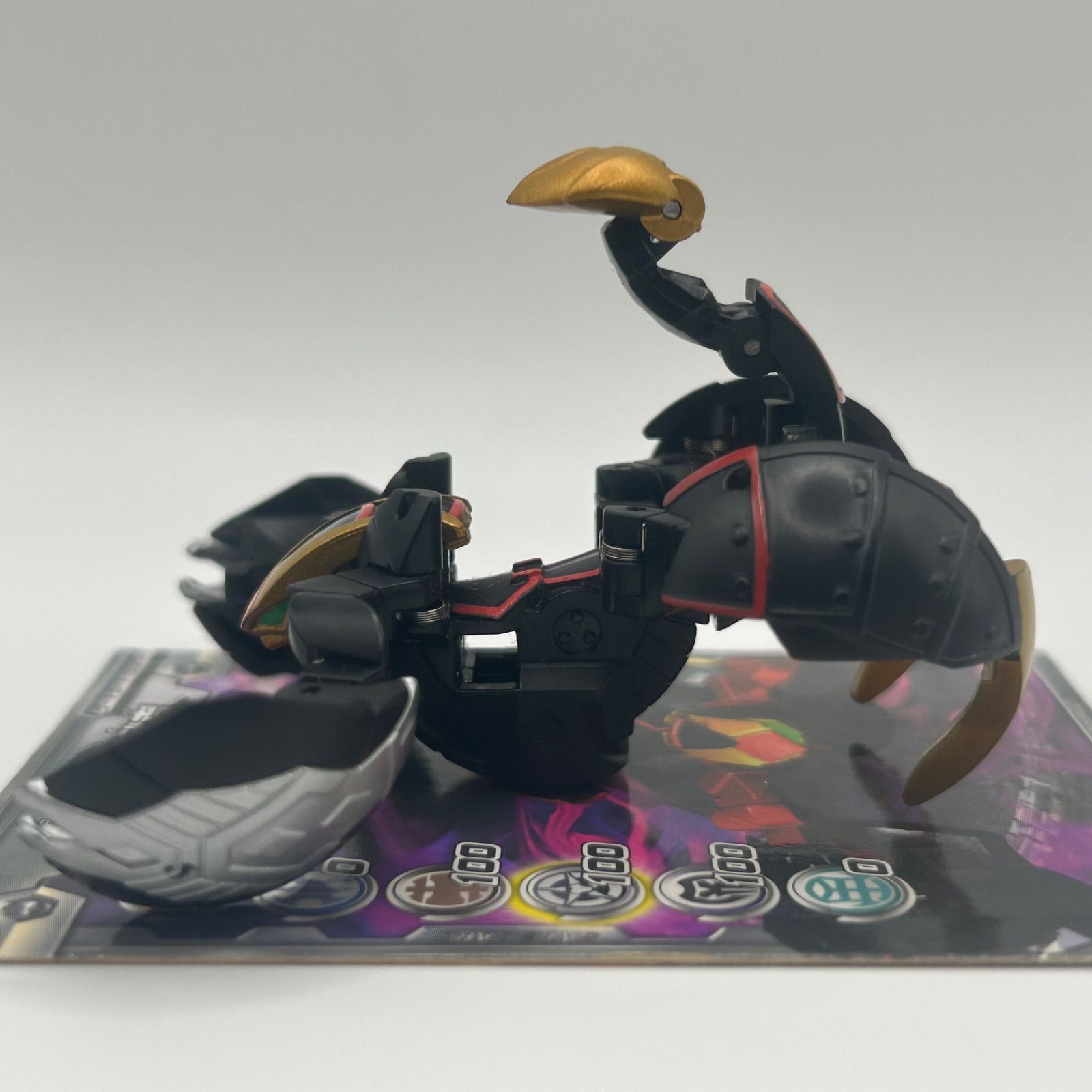 カード付き 爆丸 冴ガロウ 兜マヒサス 架ゲザード 出陣デッキ シャドウ