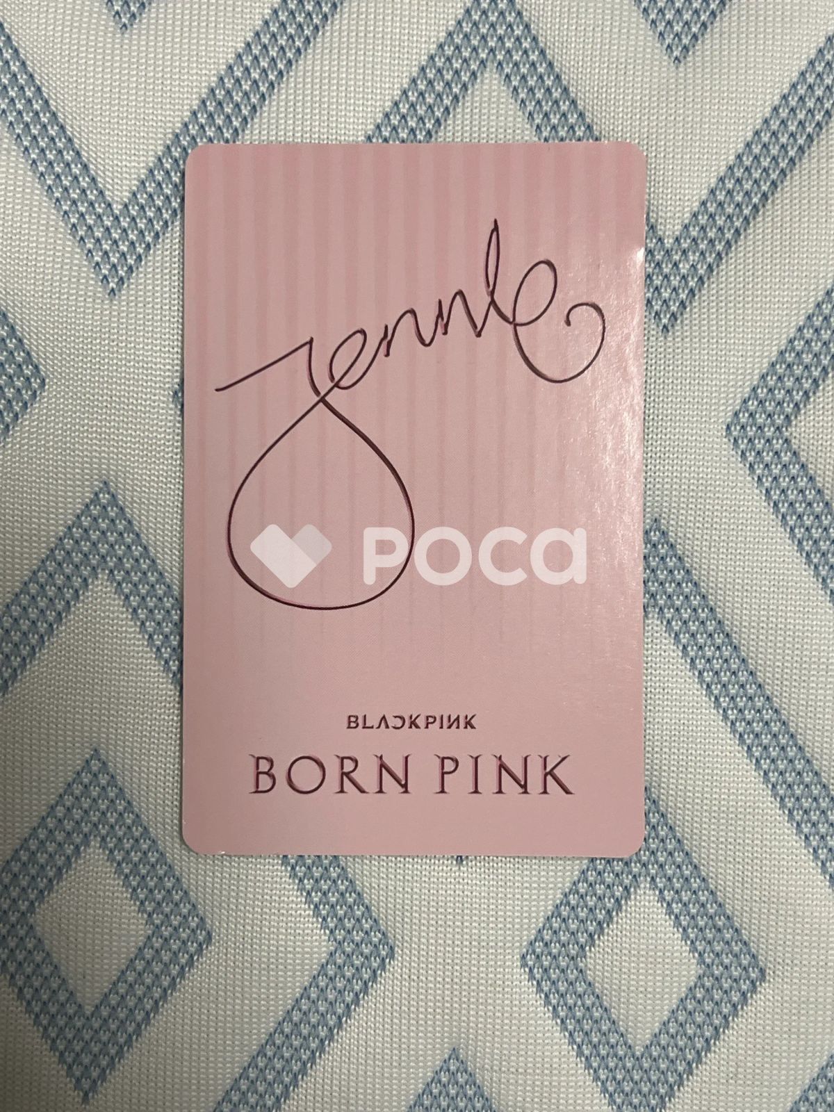 BLACKPINK ジェニ　jennie トレカ LP BORN PINK JENNIE BLACKPINK BORN PINK YG トレカ ジェニ - メルカリ