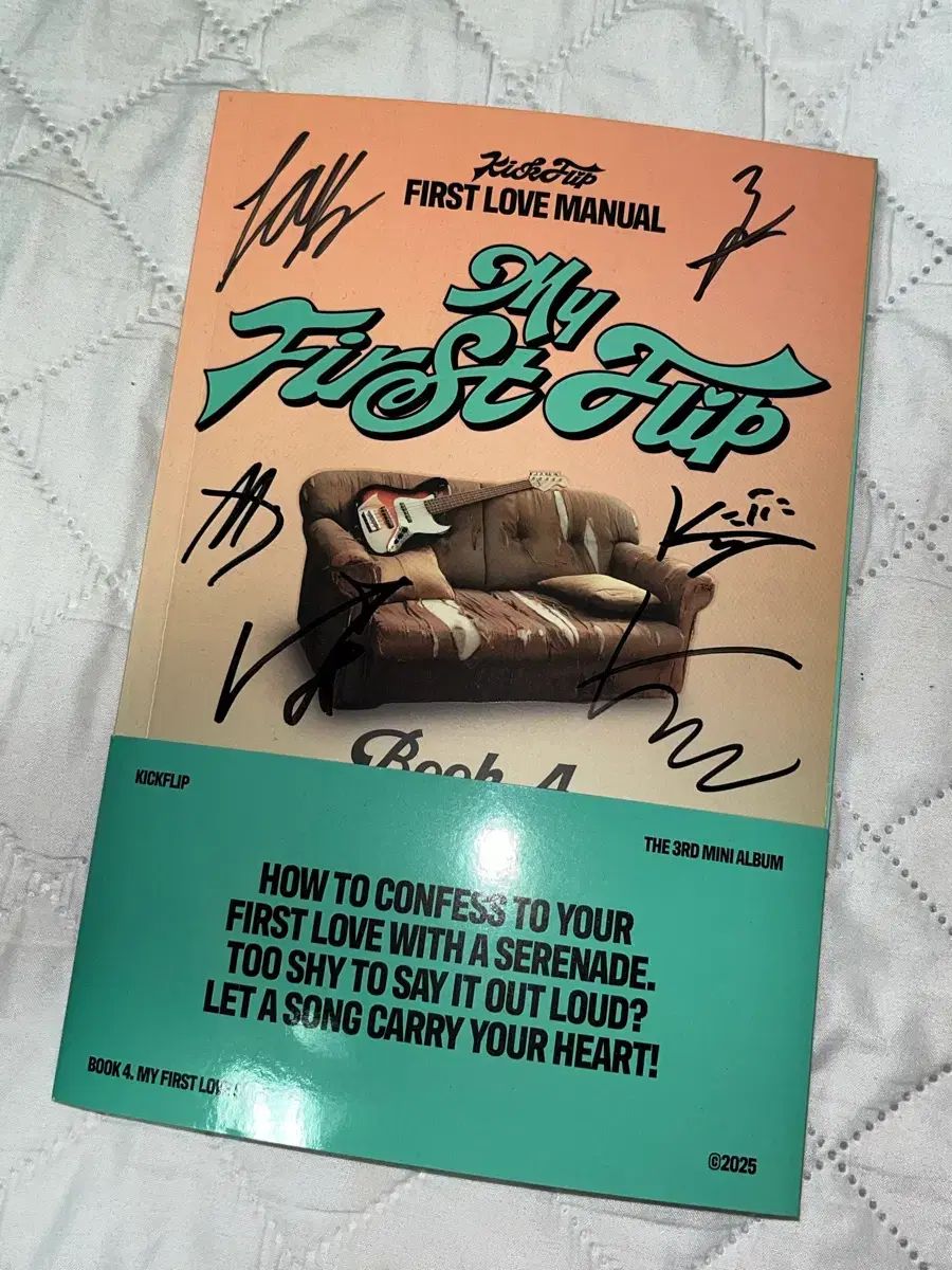 キックフリップ サイン入り アルバム 3集 ゲフン アマル童話 ジュワン ミンジェ K-ジュ ドンヒョン トレカ