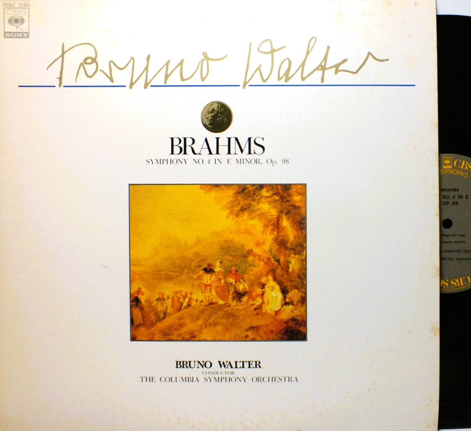 LP 15AC-1285 ブルーノ・ワルター BRUNO WALTER ブラームス 交響曲 第